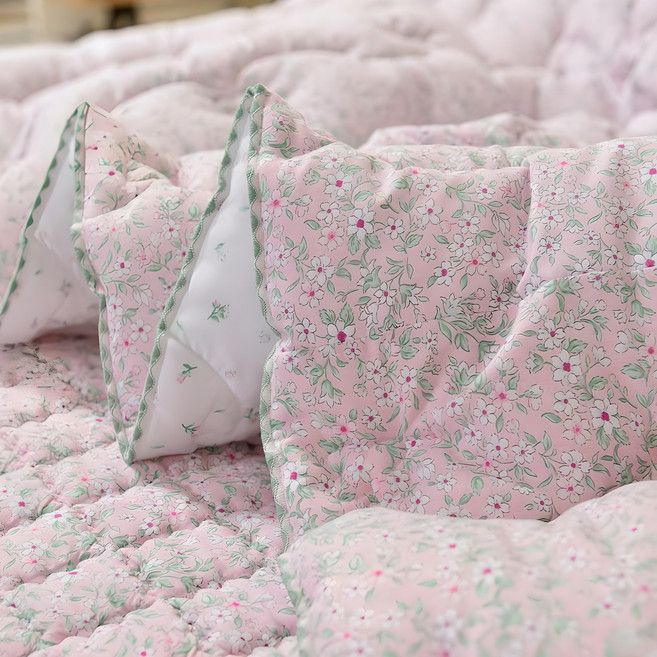 에리카 세미마이크로 봄 차렵이불 / SS Q / 단품 / 세트 / 봄가을겨울사계절이불