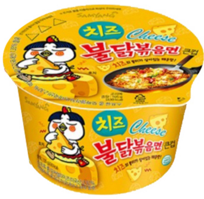 삼양 치즈불닭볶음면 큰컵 105g, 1개