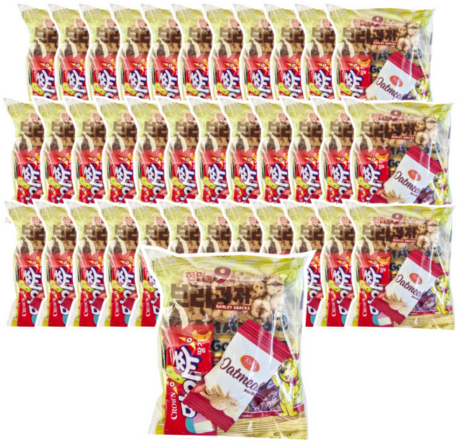 단체 간식 꾸러미 개별포장 구디백, 36개, 과자꾸러미