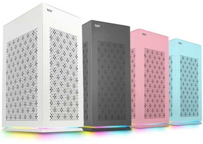 다크플래시 darkFlash DLH21 (핑크) 미니ITX PC케이스