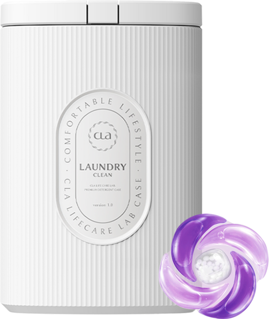 클라 컬러디스크 5in1 초고농축 캡슐 세제 블루밍코튼 화이트 케이스 본품, 2개, 50개입