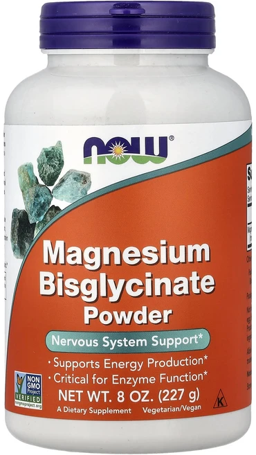 단백질 비타민 철분 마그내슘 칼슘 NOW Foods 마그네슘 비스글리시네이트 분말 227g(8oz) 고루고루섭취해주세요, NOWFoods마그네슘비스글리시네이트분말227g8oz, 227g, 1개 - 쿠팡