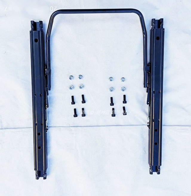 카시트 바닥 연장 슬라이드 롱슬라이드 레일시트 캠핑카 밴 카니발 튜닝 용품, 1개, 50cm 보강 긴 풀로드 30cm