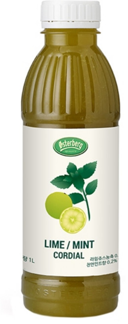 오스터버그 라임 민트 크러쉬 1L 1박스 12개, 1개입