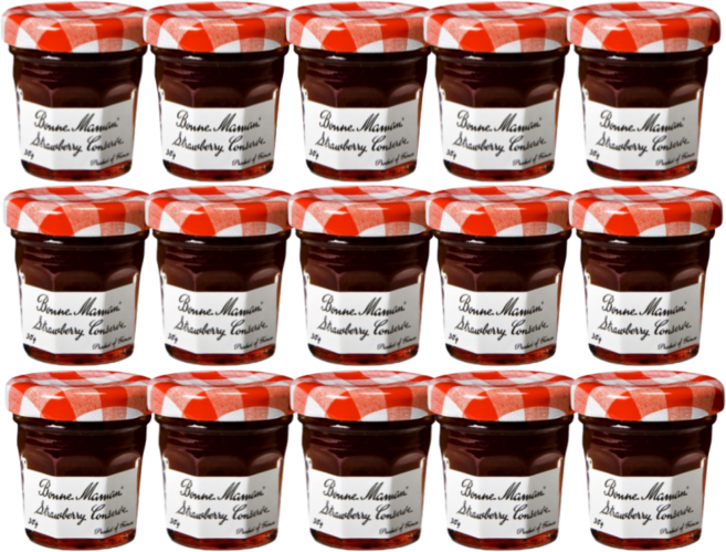 본마망 딸기잼, 30g, 15개