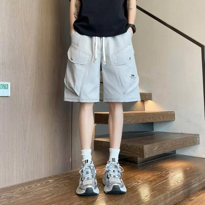 運動短褲大尺碼女裝下著冰絲涼感休閒褲五分褲跑步居家瑜珈顯瘦登山短褲吸濕排汗速乾防曬褲子垂墜感寬褲寬鬆羽球籃球褲高爾夫球褲
