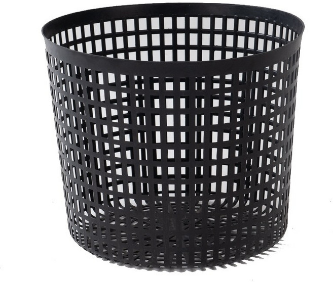 망포트 15호 10개 플라스틱 원형 화분 배추 고추 모종 구근 육묘 덮개 수경재배 삽목 배추망 보호커버, 검정 망포트