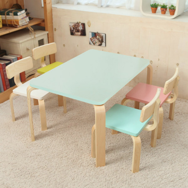일루일루 프로스 어린이 가구 시리즈, 책상 내추럴1개