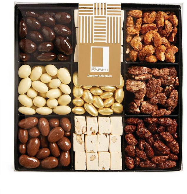 FARHI 파르히 초콜릿 아몬드 앤 누가 셀렉션 박스, 1.08kg, 1개