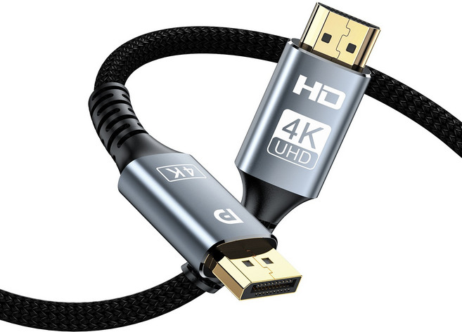 픽스코드 DP to HDMI 케이블 4k, 1m, 1개