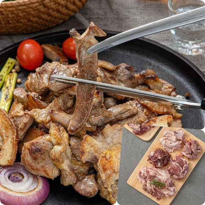 숨긴돼지 뒷마카세1kg(세절)뒷고기오마카세, 1개, 1kg