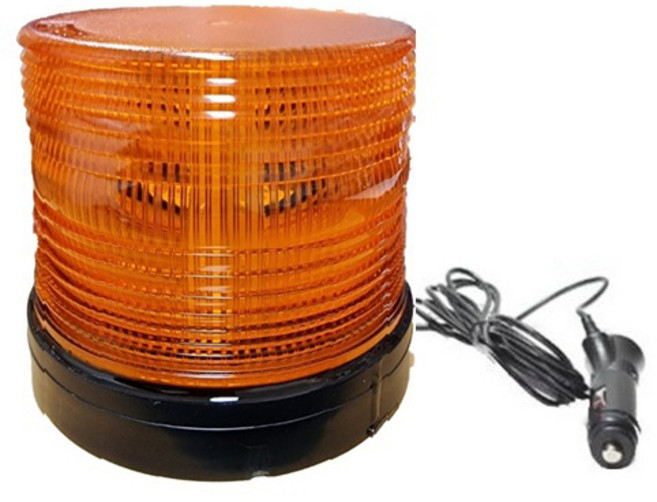 대성부품 LED 경광등 국산 12V 24V 트럭 SF2 자석식 피스식 화물차 대형트럭 덤프 경고등 싸이키 소리 자석 피스 현장 장비 비상등 원형 황색 백색 청색 적색 대형 겸용 지게차 중장비 스트로보 렉카 구급차 LED경광등, 1개