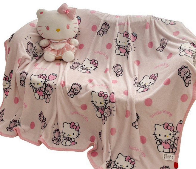 산리오 캐릭터 사계절 극세사 무릎 담요