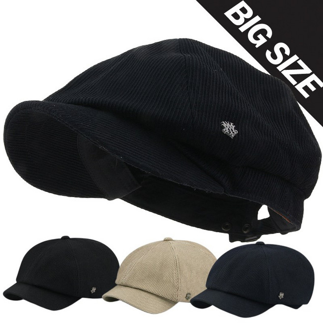 빅사이즈 XL 뉴스보이캡 헌팅캡 베레모 남성 여성 빵모자​/G-24876