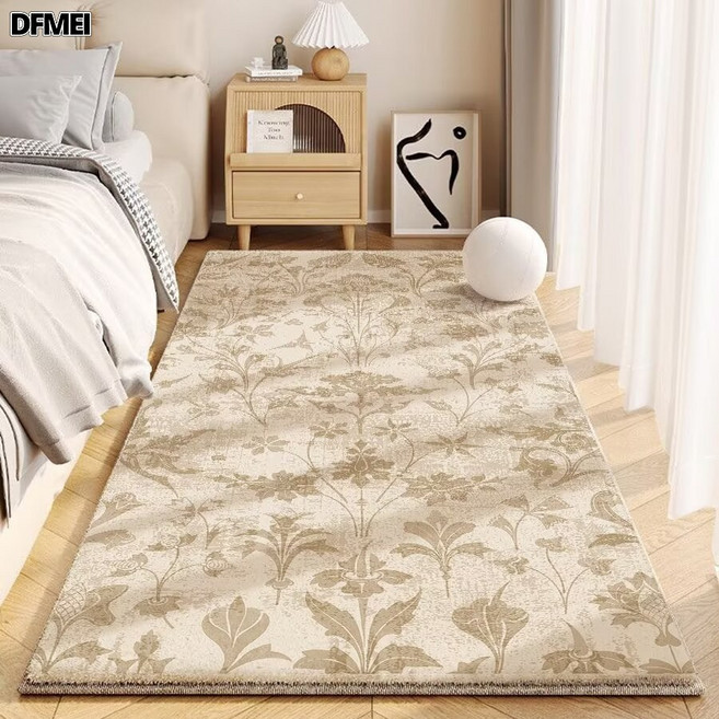DFMEI 牀邊地毯臥室牀邊毯加厚仿羊絨輕奢客廳沙發茶几房間牀前飄窗地墊