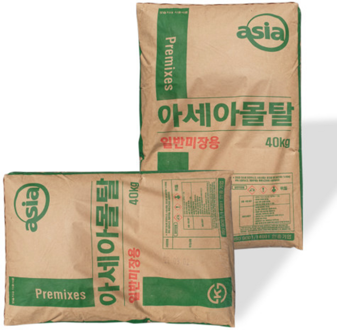 물만부어쓰는 레미탈 40kg 일반 일반미장용 시멘트 도매 소매 유통 한일 아세아 삼표, 1개