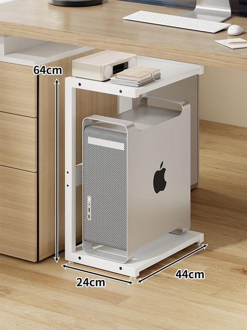 컴퓨터 본체 받침대 거치대 수납 선반 정리대, 1개