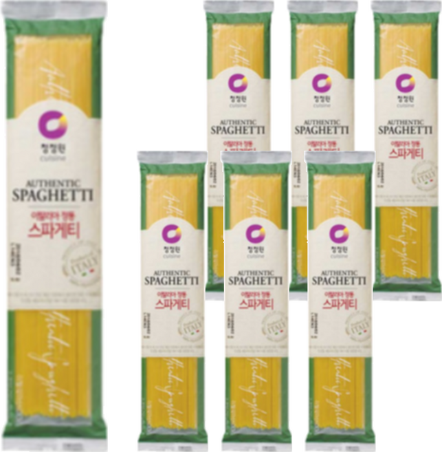 청정원 스파게티면 250g, 7개