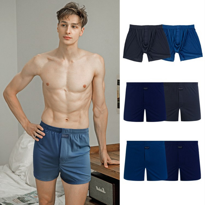 흡습속건 에어로쿨 음낭분리 남성트렁크팬티 더블박서 6종세트