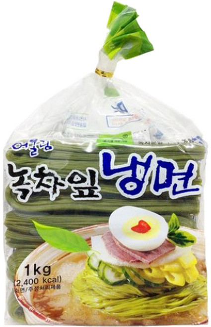 송학식품 녹차잎냉면, 10개, 1kg