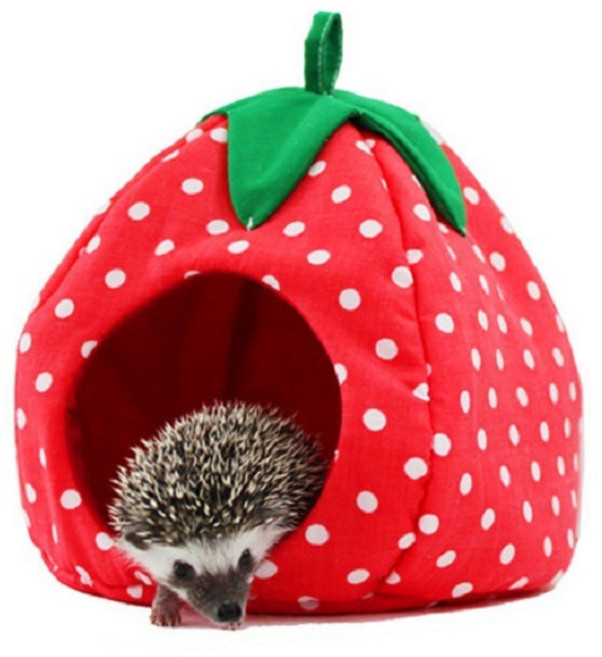 New 딸기포치 대형(극세사), 1개