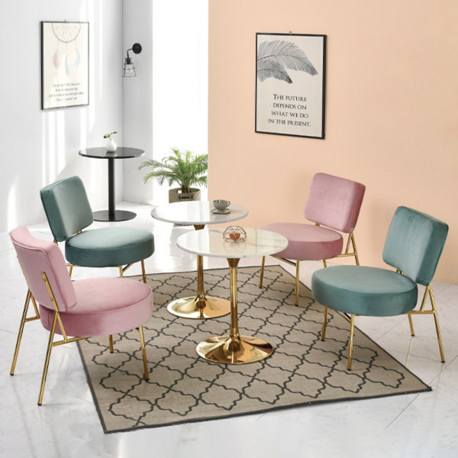 지엠퍼니처 샤이밍 1인용 거실 쇼파 화장대 의자 카페 소파, 1개, 핑크벨벳(SYM)