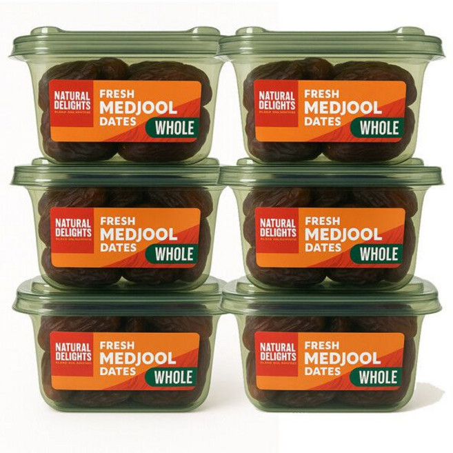 (홈쇼핑)소비기한임박 ( 5/6) 내추럴딜라이츠 메드줄 대추야자 6박스, 227g