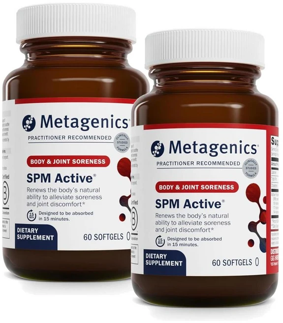 메타제닉스 SPM 엑티브 소프트젤 Metagenics SPM Active, 2개, 60정 - 쿠팡