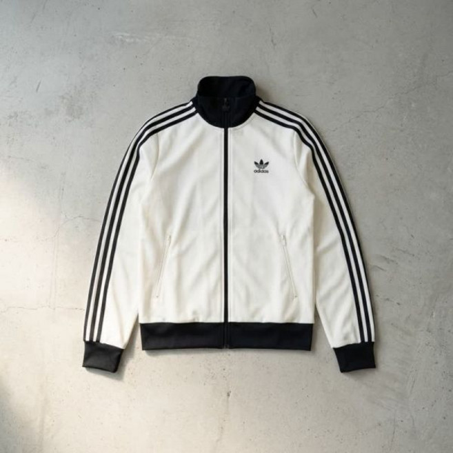 아디다스 클래식 트랙탑 - 화이트 블랙 KD3740
