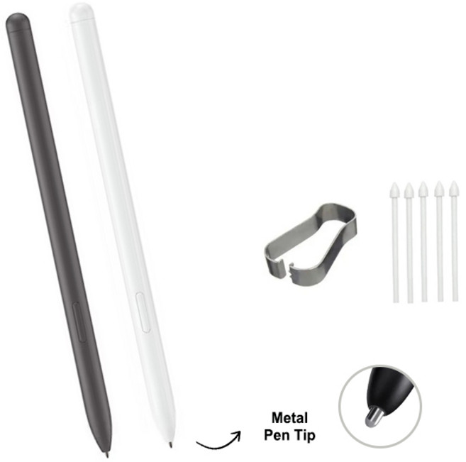 갤럭시탭 S6 7 8 9 10 11 호환 Spen 학습 필기용 S펜, 1개, 화이트