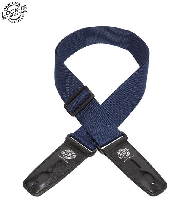 락잇 기타스트랩 lock it strap 나일론 네이비, 1개
