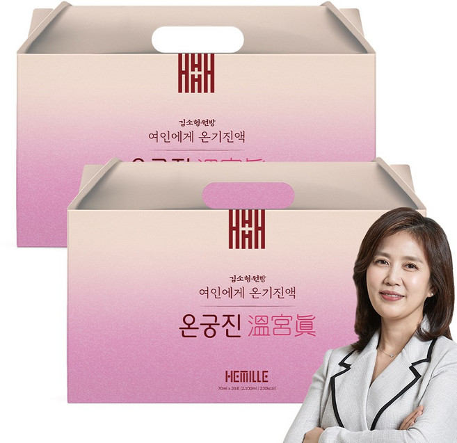 김소형 원장 여성 건강 달임진액 온궁진 쑥차 당귀차 익모초, 70g, 60개