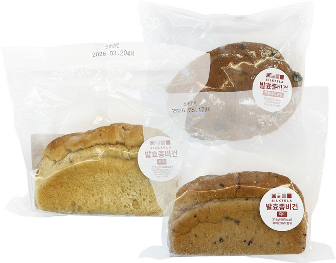 속이편한 6곡 흑미 크랜베리 비건빵 3종 세트 VEGAN