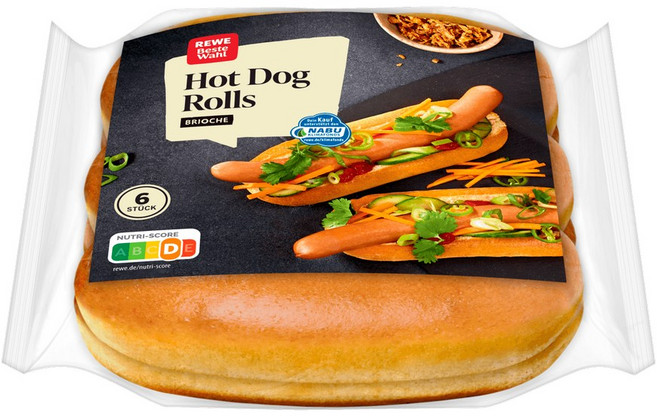 독일빵 핫도그용 빵 6개입 270g, 1개