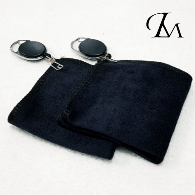 렌스메이트 파크골프 릴수건 골프 와이어 수건 릴타올, 3개