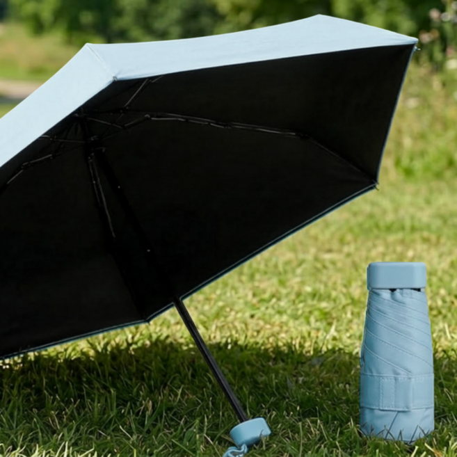 햇살지킴이 미니 5단 양산 자외선차단 99.9% UV차단 접이식 양우산