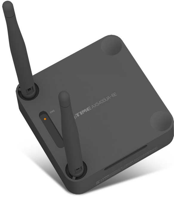 ipTIME 무선랜카드 블랙, AX5400UA-6E(블랙), 1개