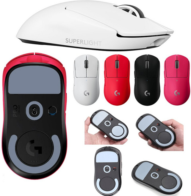 로지텍 지슈라1-G PRO X 슈퍼라이트1 G PRO X SUPERLIGHT1 전용 마우스피트-오리지널-회색, 로지텍 지슈라1-마우스피트-오리지널 회색