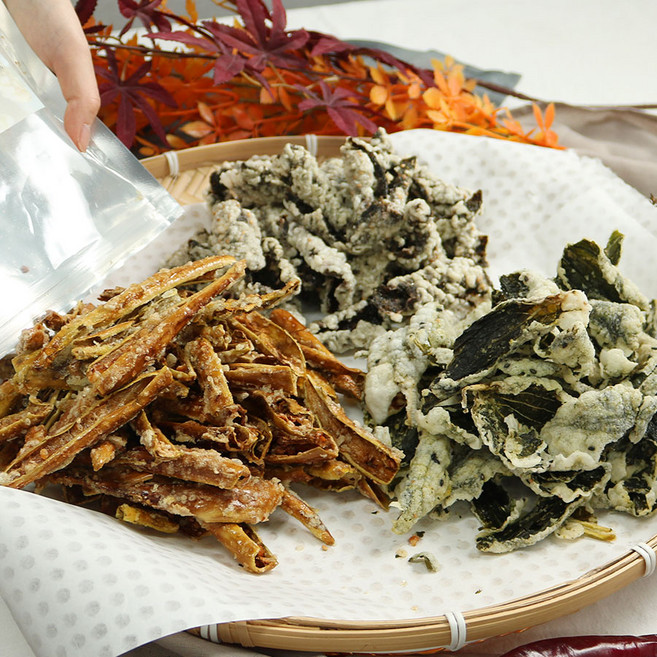 할머니손맛 부각 3종세트 깻잎부각 120g+고추부각 120g+김부각 100g