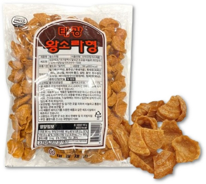 태광제과 추억의과자 왕소라, 3개, 400g