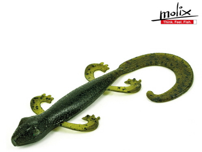 몰릭스 리자드 6인치 Molix Lizard 6" 도마뱀 리자드웜, 01 Green Pumpkin, 1개