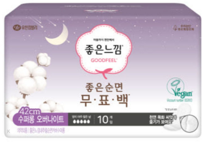 좋은느낌 내추럴 프리미엄 수퍼롱, 오버나이트 이상, 10개입, 2개