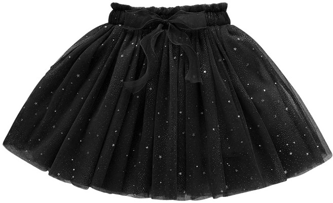 베스템 아동용 리본 샤스커트 여아 반짝이 발레 치마