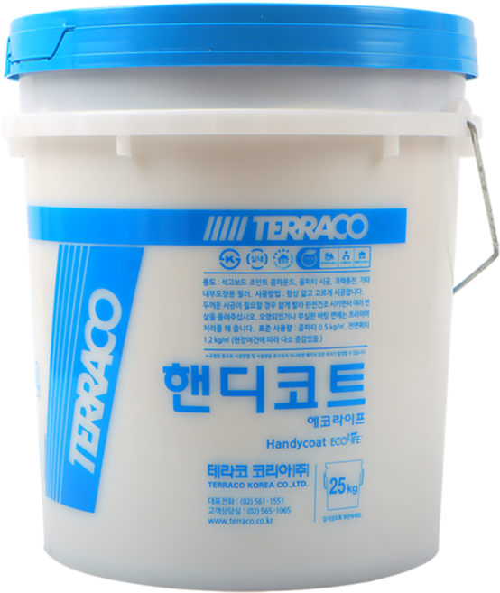 테라코 핸디코트 퍼티 빠데 내부용 25kg, 1개