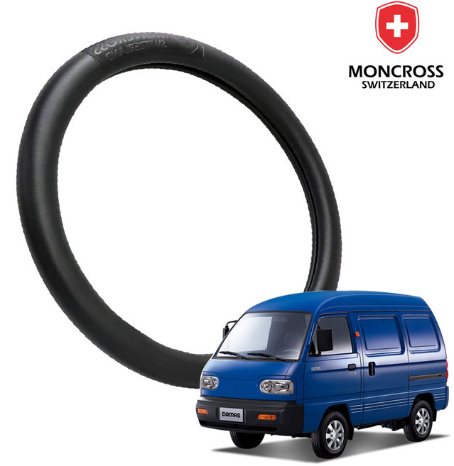 딜온 몽크로스 프리미엄 심플 음각 핸들커버, 다마스 블랙