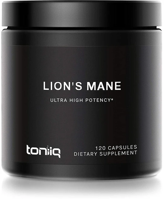 토니크 Toniiq 노루궁뎅이버섯 추출물 1800mg Lions Mane 120캡슐, 1개, 120정 - 쿠팡