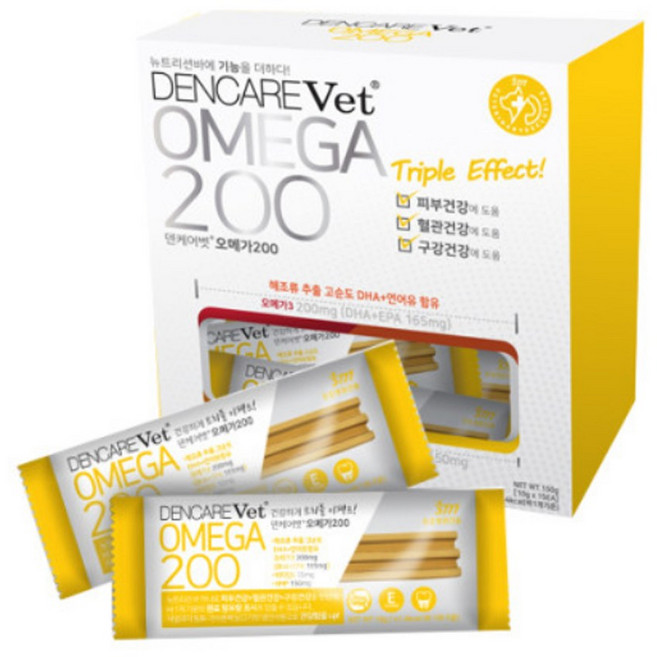 [DENCARE Vet] 덴케어벳 오메가 덴탈껌 30P, 30개, 오메가 덴탈, 10g