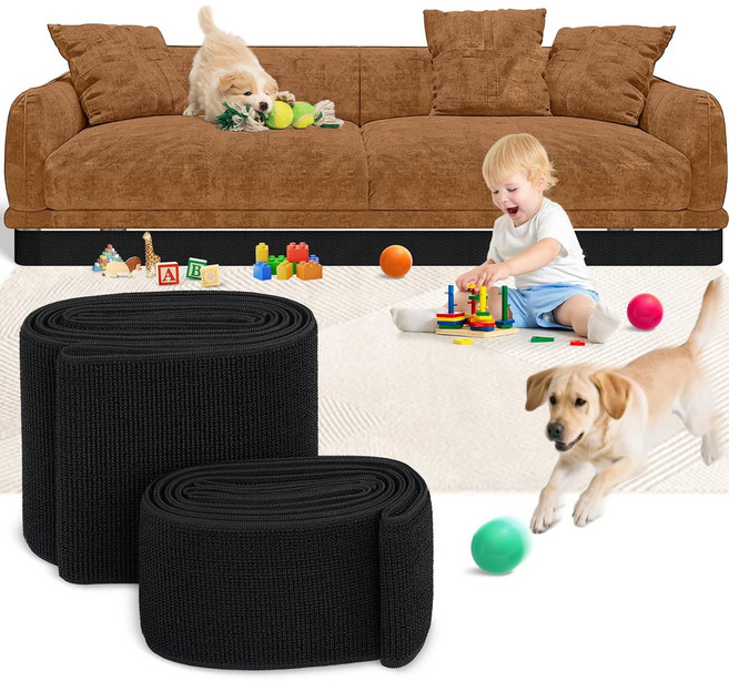 탄성 소파 및 침대 방지막은 어린이와 반려동물의 장난감 관리에 최적화된 제품입니다. 조절 가능한 틈새 보호 기능으로 장난감이 가구 밑으로 들어가 분실되는 것을 막아주며 공구 없이, 1개