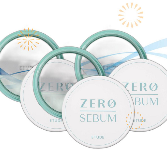 ETUDE 에뛰드 봉채 제로 피지 드라이잉 파우더 4g 23AD 가벼운 오일 컨트롤 노세범 루스 파우더 80 미네랄 롱래스팅 세팅 보송한 피부 K뷰티 FU