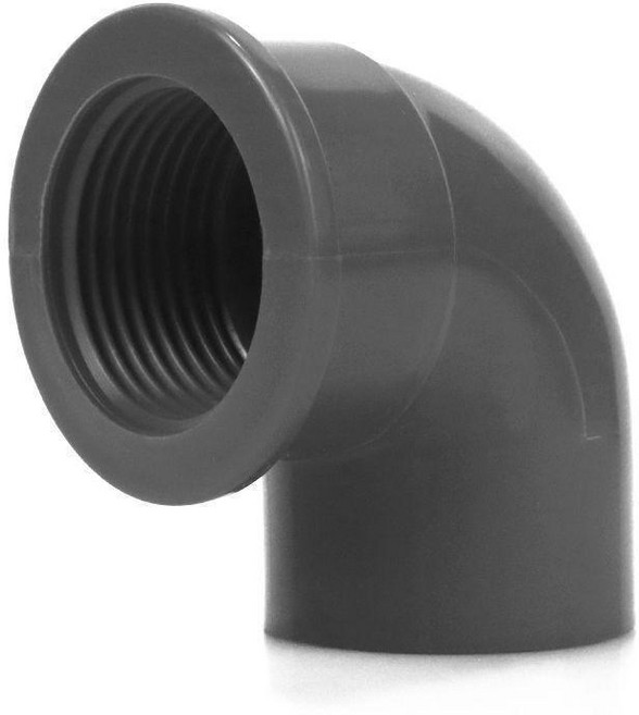 無品牌 給水管件 直角接彎頭 立體三通四通直通閥門堵帽, 內牙彎頭--2個,25mm 6分, 1個